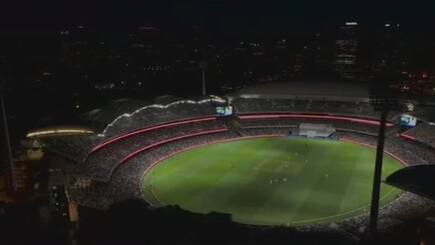 Flood light failure at Adelaide during Ind vs Aus 2nd test