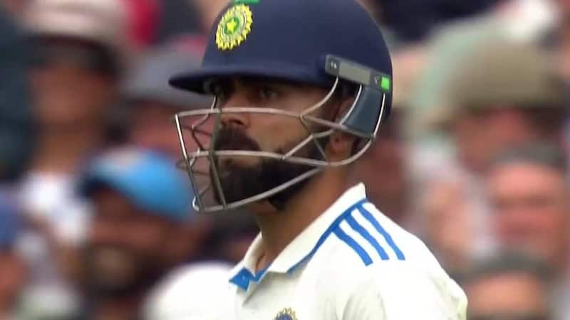 Kohli lost his wicket for 7 runs in Adelaide Test