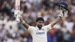 Highest score by a visiting player batting at number 8 or lower in Australia Nitish reddy in List