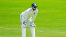 Pant wicketkeeping during a Test match
