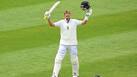 Root scoring a Test century