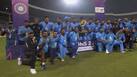 Mumbai Cricket Team with SMAT trophy