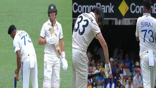 Mohammed Siraj change the bails and Labuschagne flips them right back over in gabba test watch Video