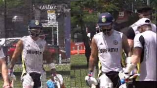 WATCH: Virat Kohli seen practicing his Technique for Cover Drive in nets during Day 4 of Gabba Test