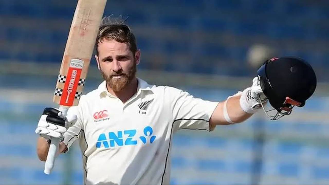 Williamson scoring a Test century