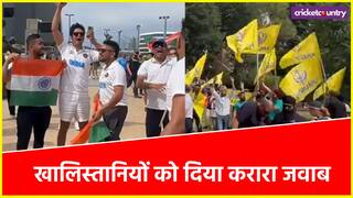 Khalistan supports get strong reply from indian Fans at Melbourne During first day of fourth test between india and australia