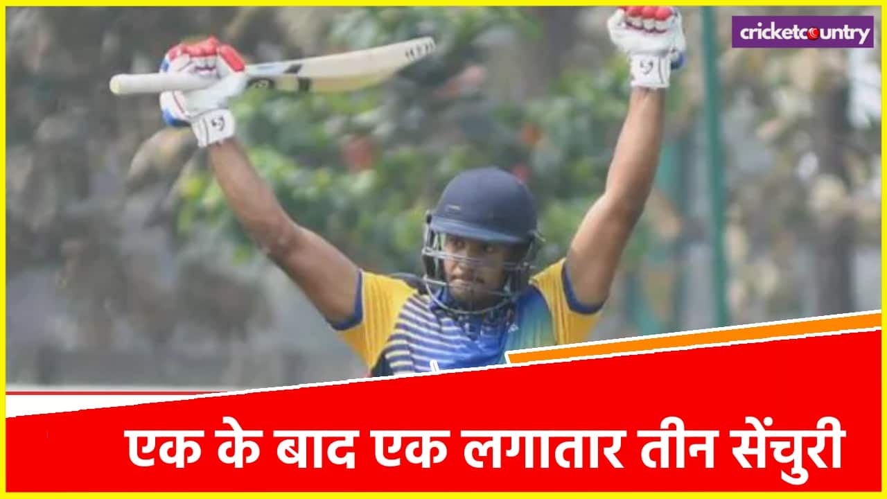 Mayank Agarwal 3 century