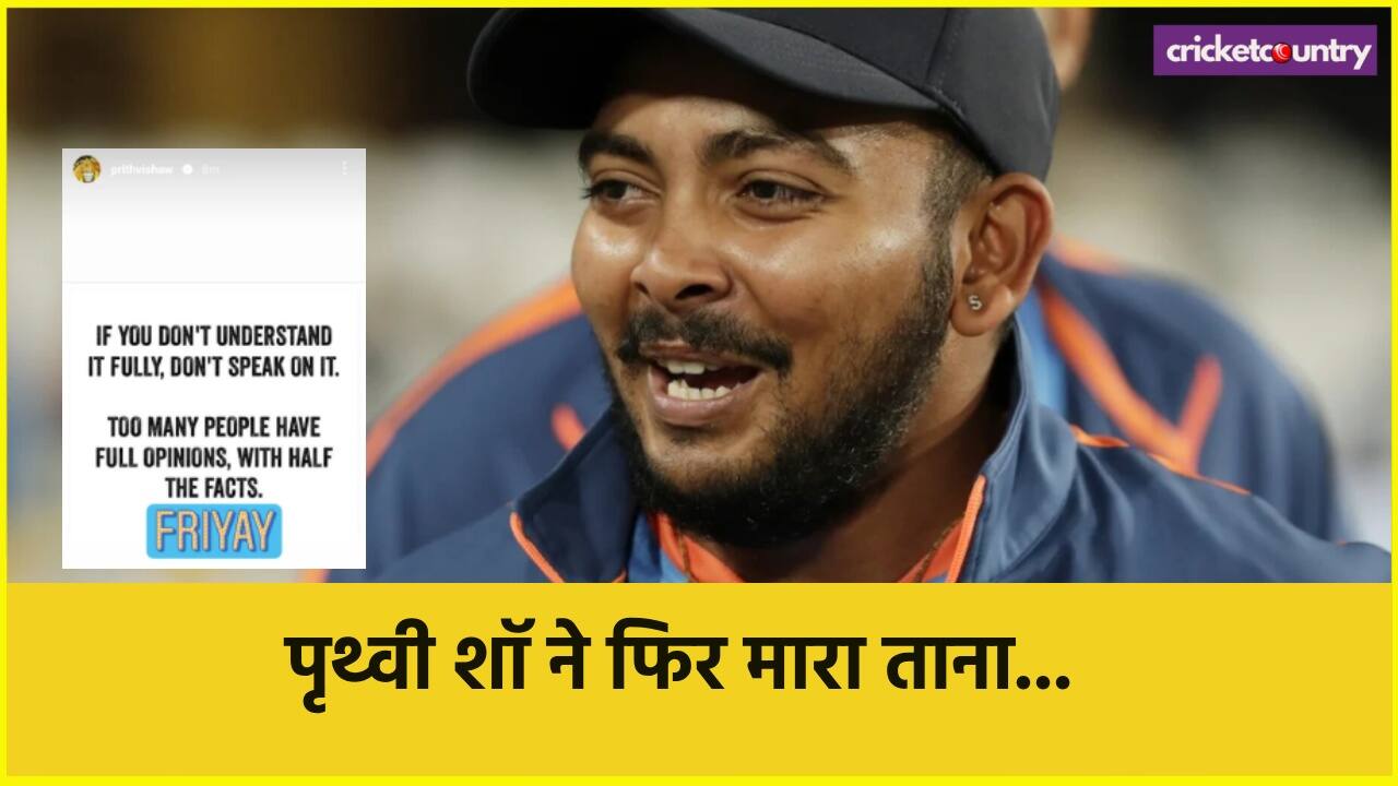 Prithvi Shaw another post