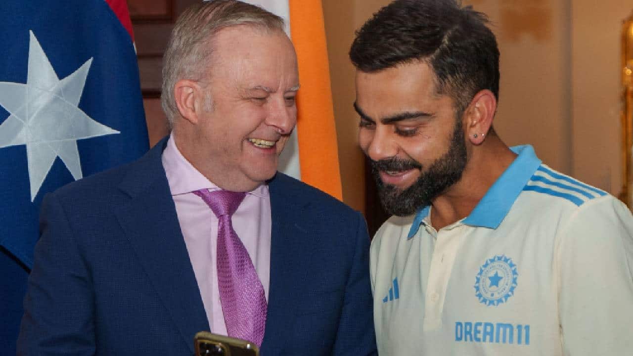 Australian Pm with Kohli