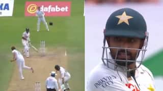 WATCH: Babar Azam gets enraged as South African pacer hits him- Gets involved in Verbal exchange