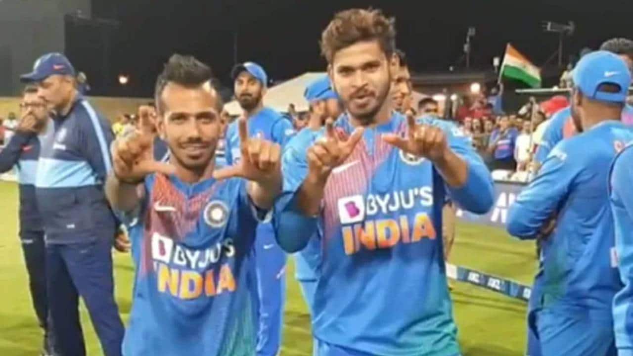 Yuzvendra Chahal and Shreyas Iyer
