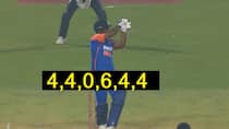 Sanju Samson smashed 22 runs in Gus Atkinson over in Ind vs eng 1st T20I