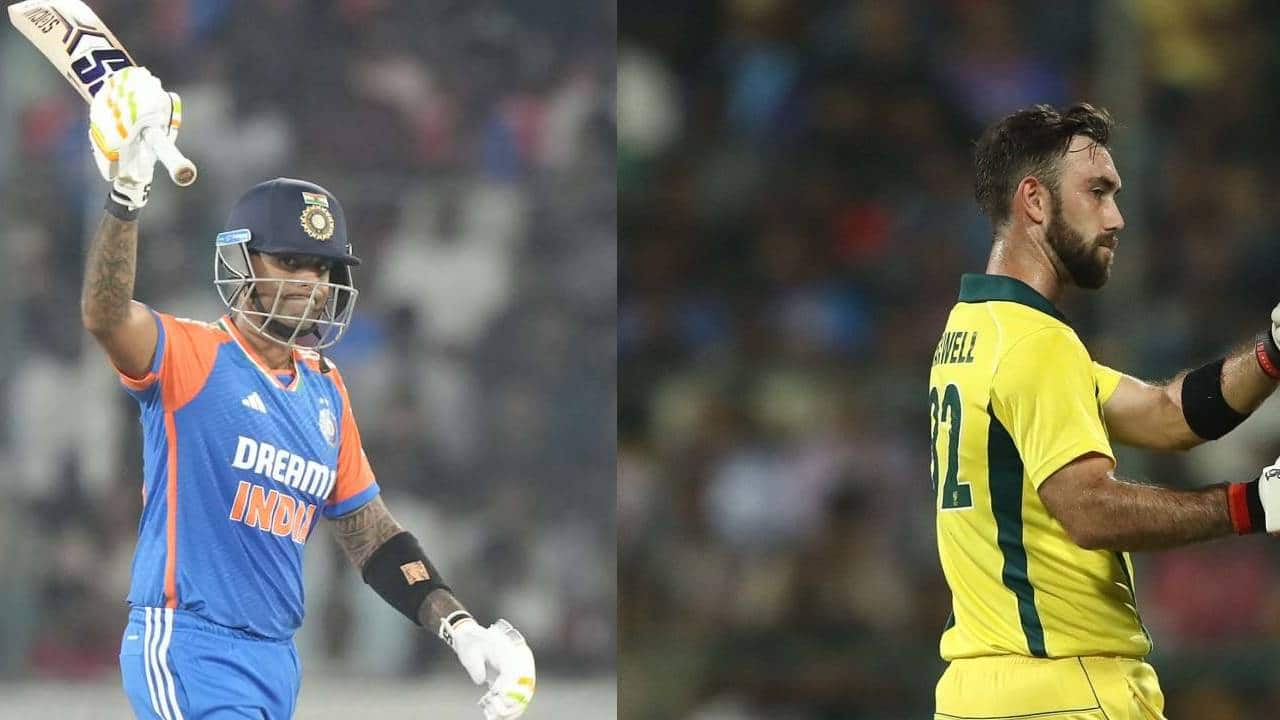 Suryakumar Yadav to Glenn Maxwell: Top 7 players with the most sixes hit in T20Is