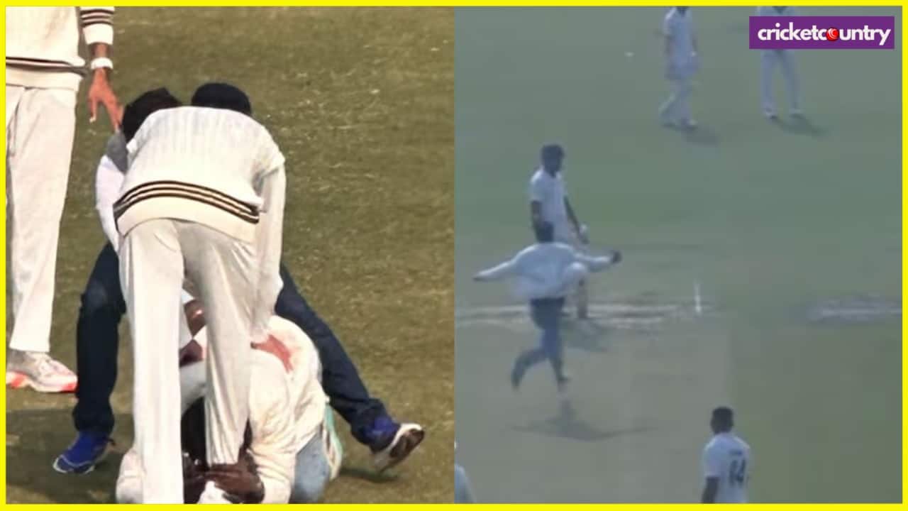 Virat Kohli Fan Touches Feet at Arun Jaitley Stadium