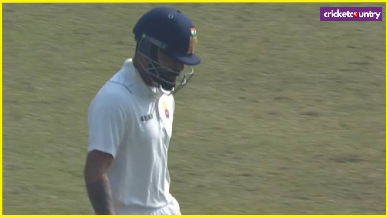 Virat Kohli bowled Ranji Trophy by Himanshu Sangwan