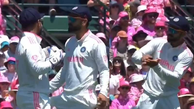 Virat Kohli shows empty pockets Virat Kohli shows empty pockets