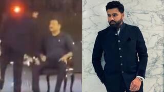 Rohit sharma give middle sit to ravi shastri in Wankhede 50 year celebration video goes viral