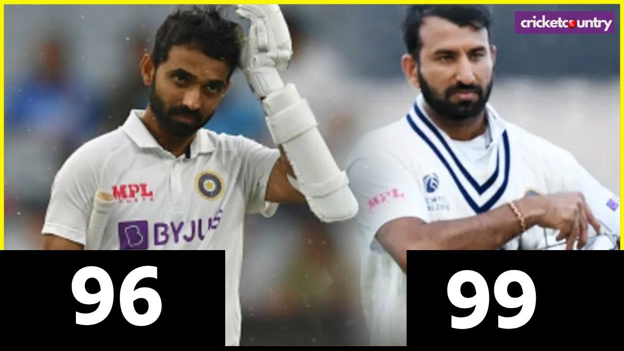 Ajinkya Rahane and Cheteshwar Pujara missed Century