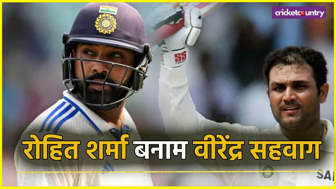 Rohit Sharma vs Virender Sehwag Test Record After 67 Test Matches