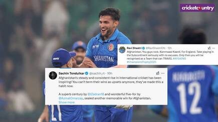 Sachin Tendulkar leads cricket world in praising Afghanistan after win over England