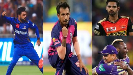 five bowlers with most wickets in ipl yuzvendra chahal Bhuvneshwar Kumar Rashid khan is not in List