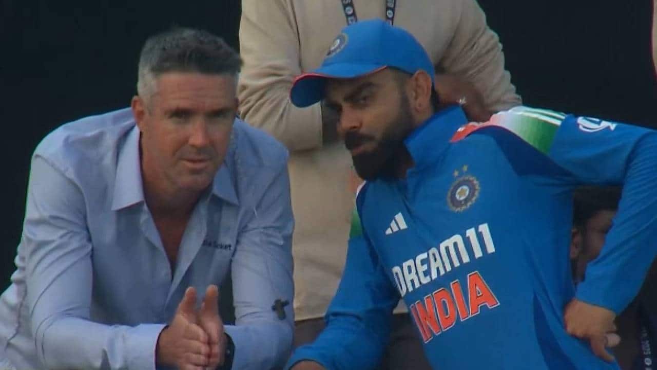Virat Kohli and Kevin Pietersen