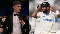 my four year old nephew came with a Jasprit bumrah action Indian pacer nightmare continued with mitchell marsh