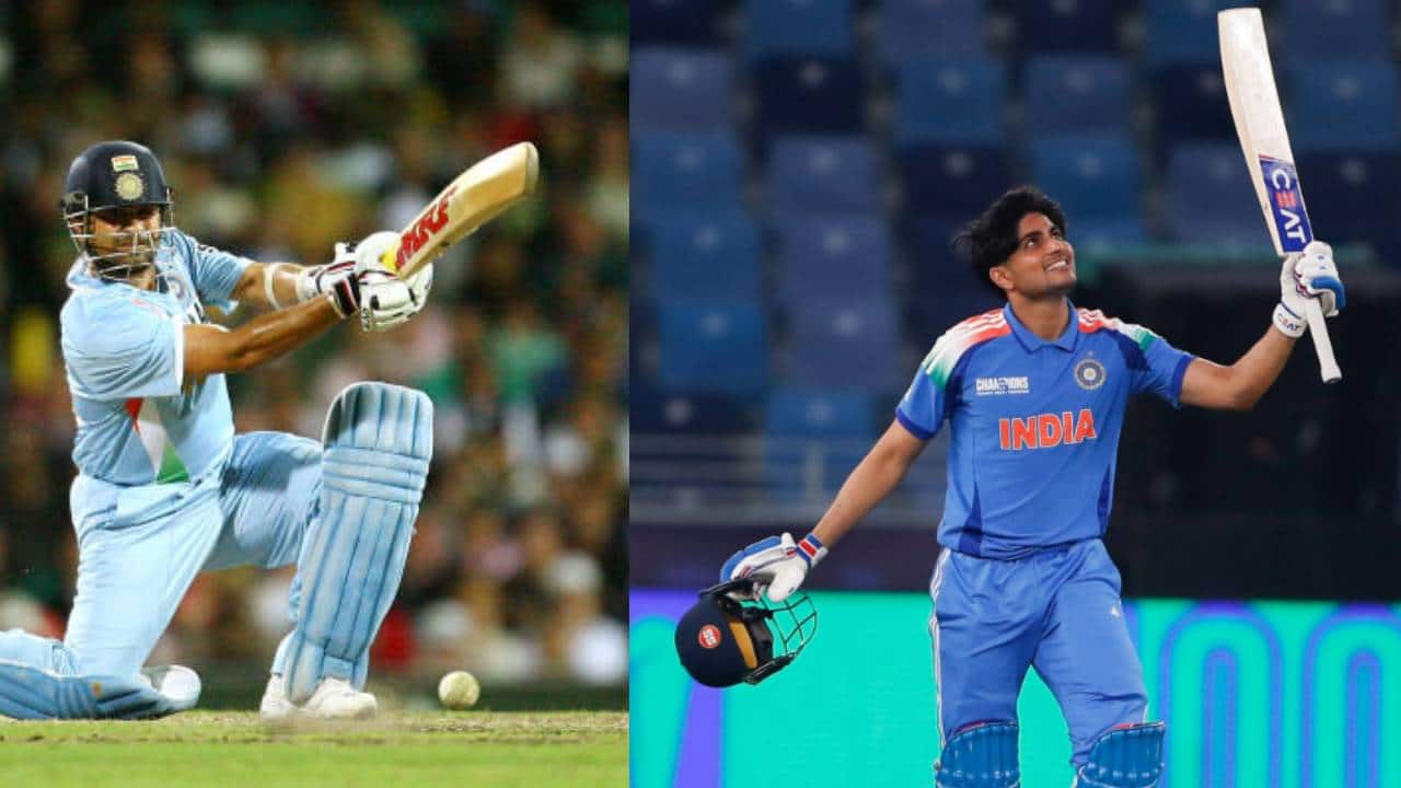 Sachin Tendulkar to Shubman Gill: List of Indians to score century in Champions Trophy