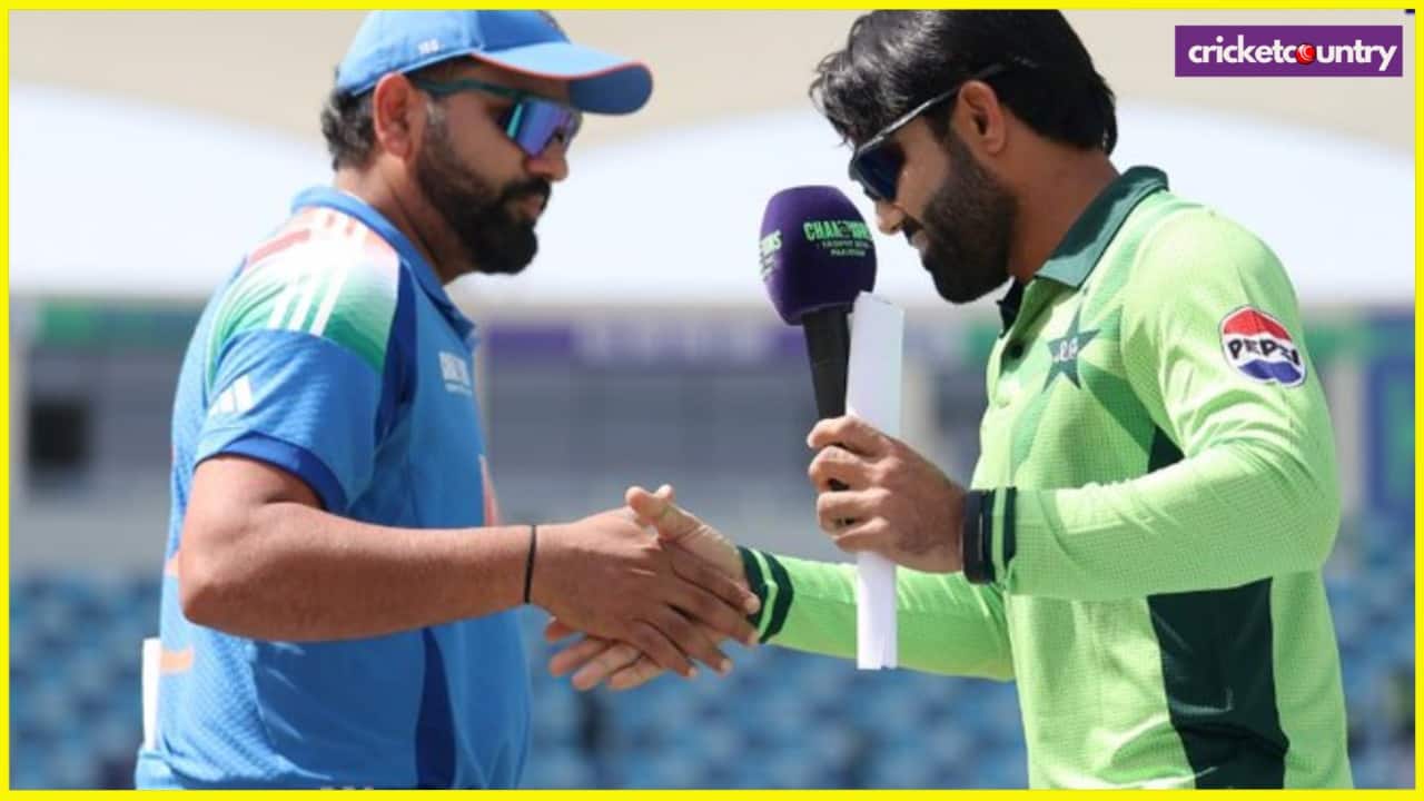 Rohit Sharma has lost the toss.