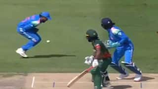 ‘True champion behavior!’: Rohit Sharma gets BRUTALLY Trolled after dropping easy catch against Bangladesh