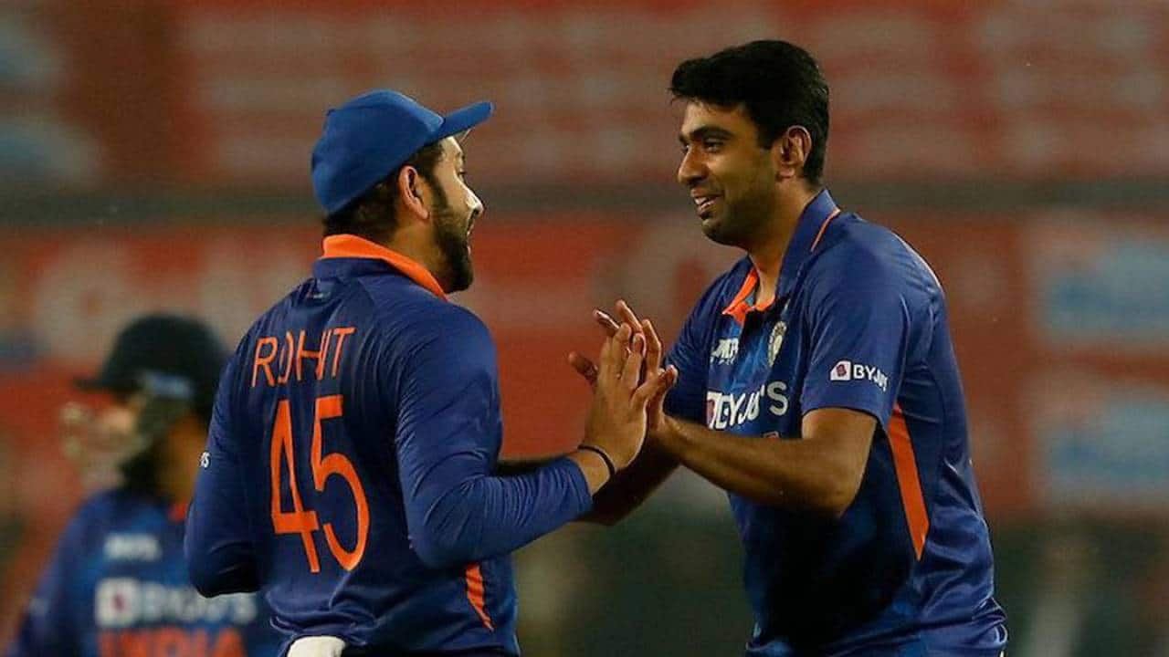 Ravichandran Ashwin and Rohit Sharma