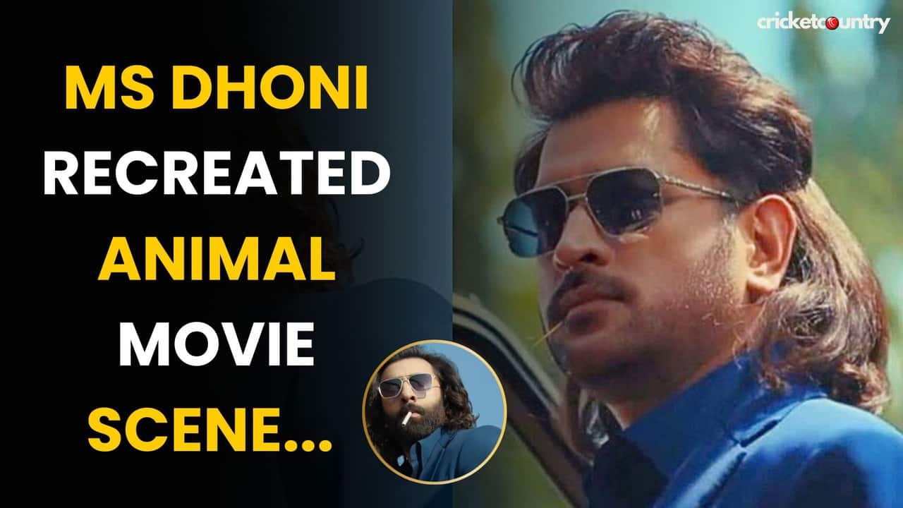 Dhoni का दिखा New Look, Ranveer Kapoor के Animal Movie का Scene किया Recreate…