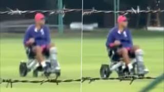 WATCH: Rahul Dravid joins Rajasthan Royals’ practice session in Wheelchair, wins millions of hearts