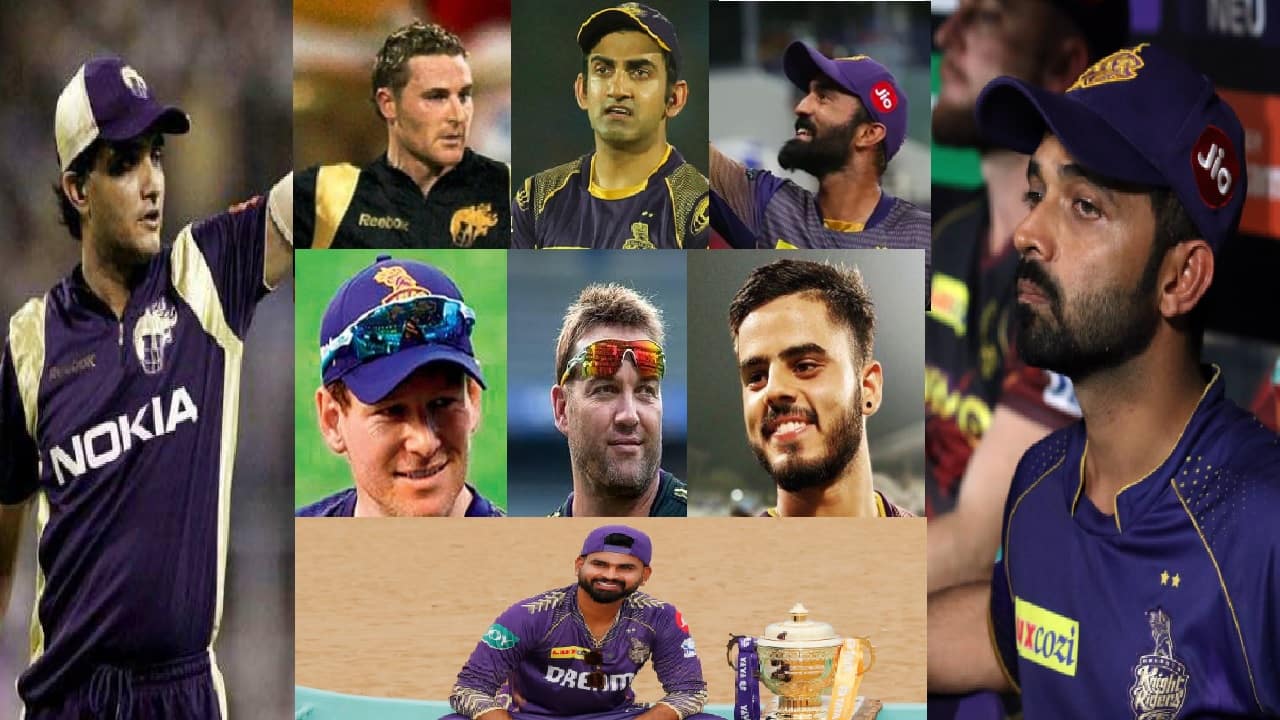 KKR Captain List