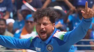 WATCH: Kuldeep Yadav dismisses Rachin Ravindra with an absolute ripper in Champions Trophy final
