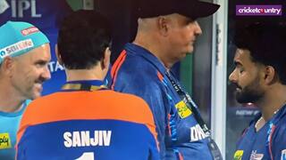 Sanjiv Goenka Talking to Rishabh Pant After Delhi Capitals Beat Lucknow Super Giants by 1 Wicket at Vizag