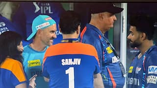 Rishabh Pant and Sanjiv Goenka spotted chatting after LSG faced a 1-wicket defeat, Fans troll the incident
