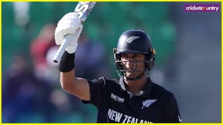 Rachin Ravindra slams fifth Century in icc odi tournment against South africa in Champions Trophy 2025 Semifinal