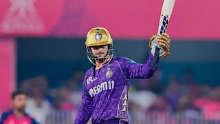 Quinton de Kock’s unbeaten fifty leads KKR to an 8-wicket victory over RR in a small run-chase