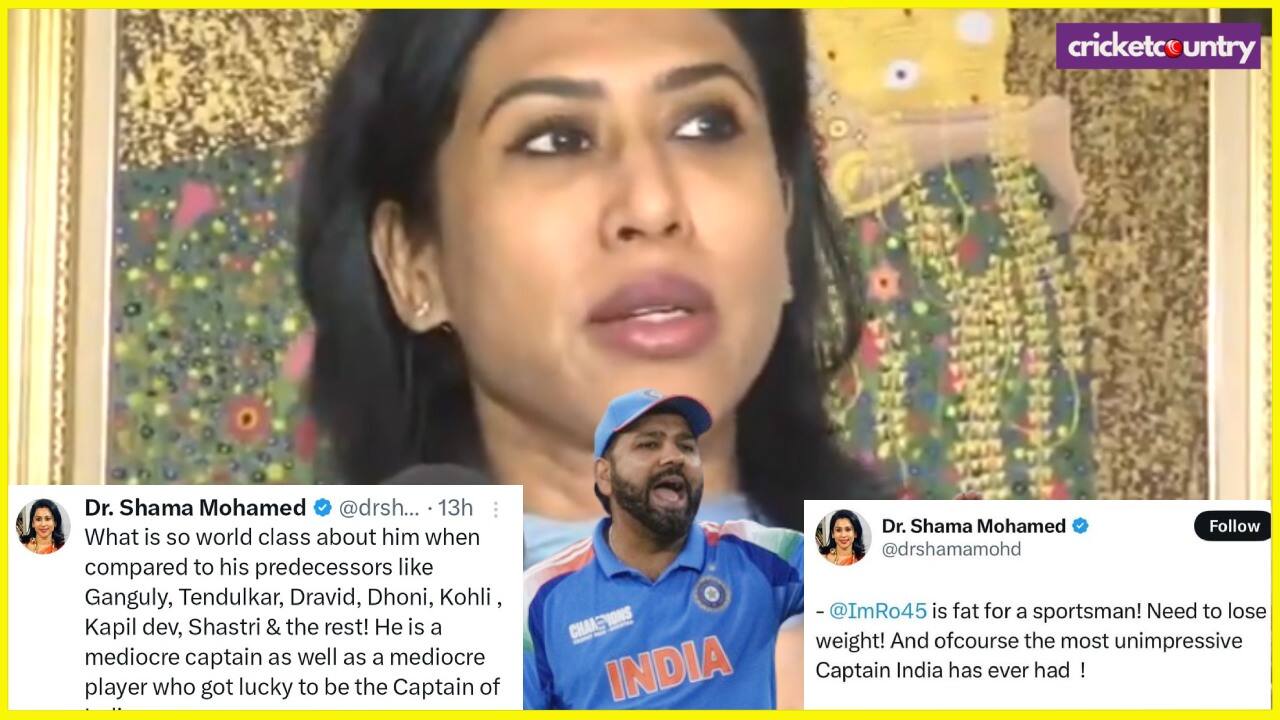Shama on Rohit Sharma is Fat Comment