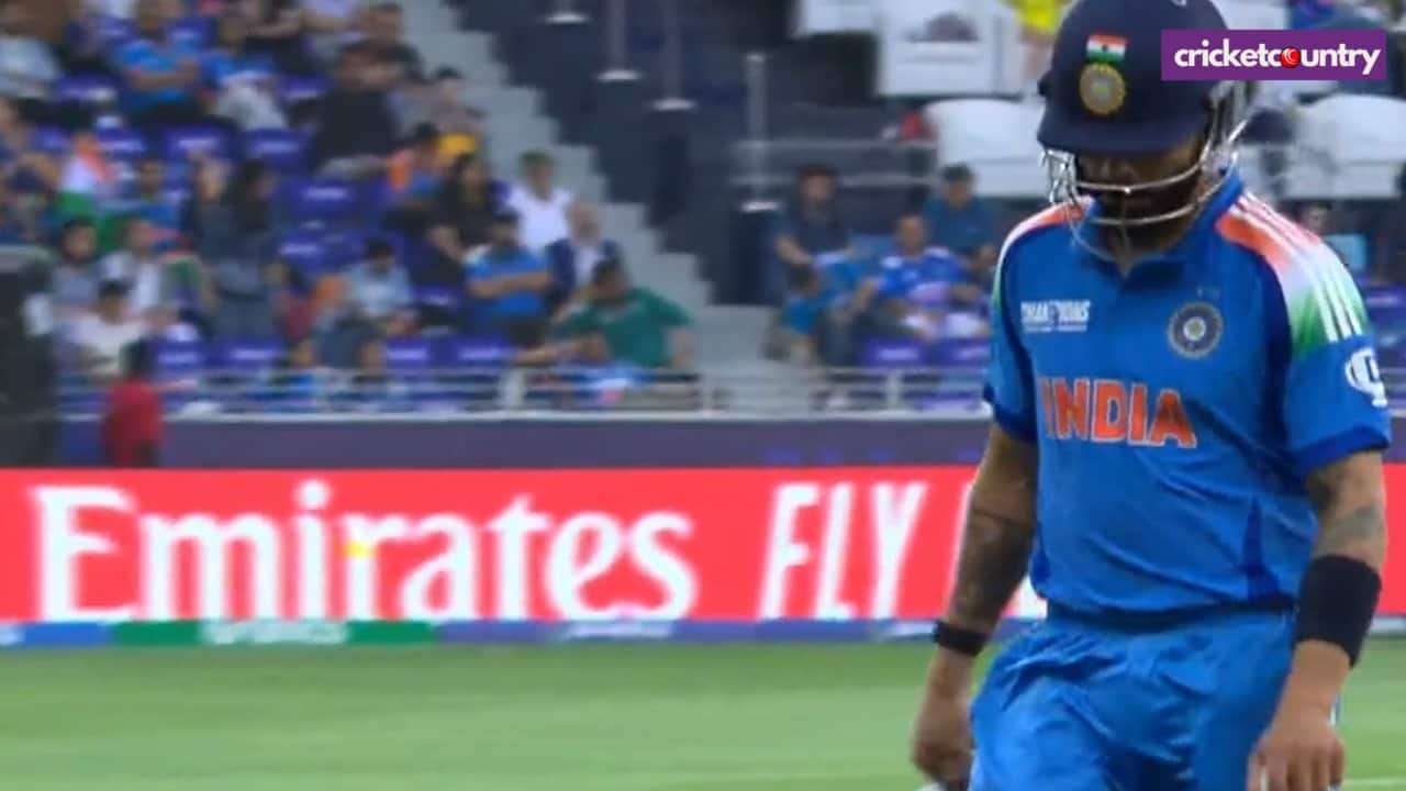 Virat Kohli out on 1 in Champions Trophy 2025 Final Against New Zealand