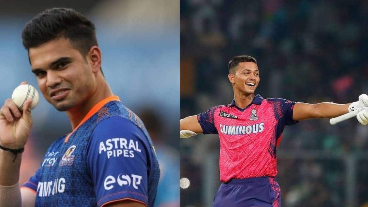 Arjun Tendulkar and Yashasvi Jaiswal