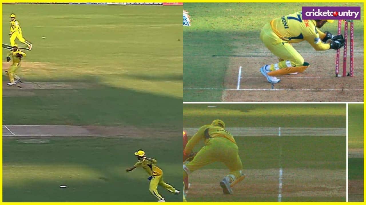 Dhoni Jadeja Run out