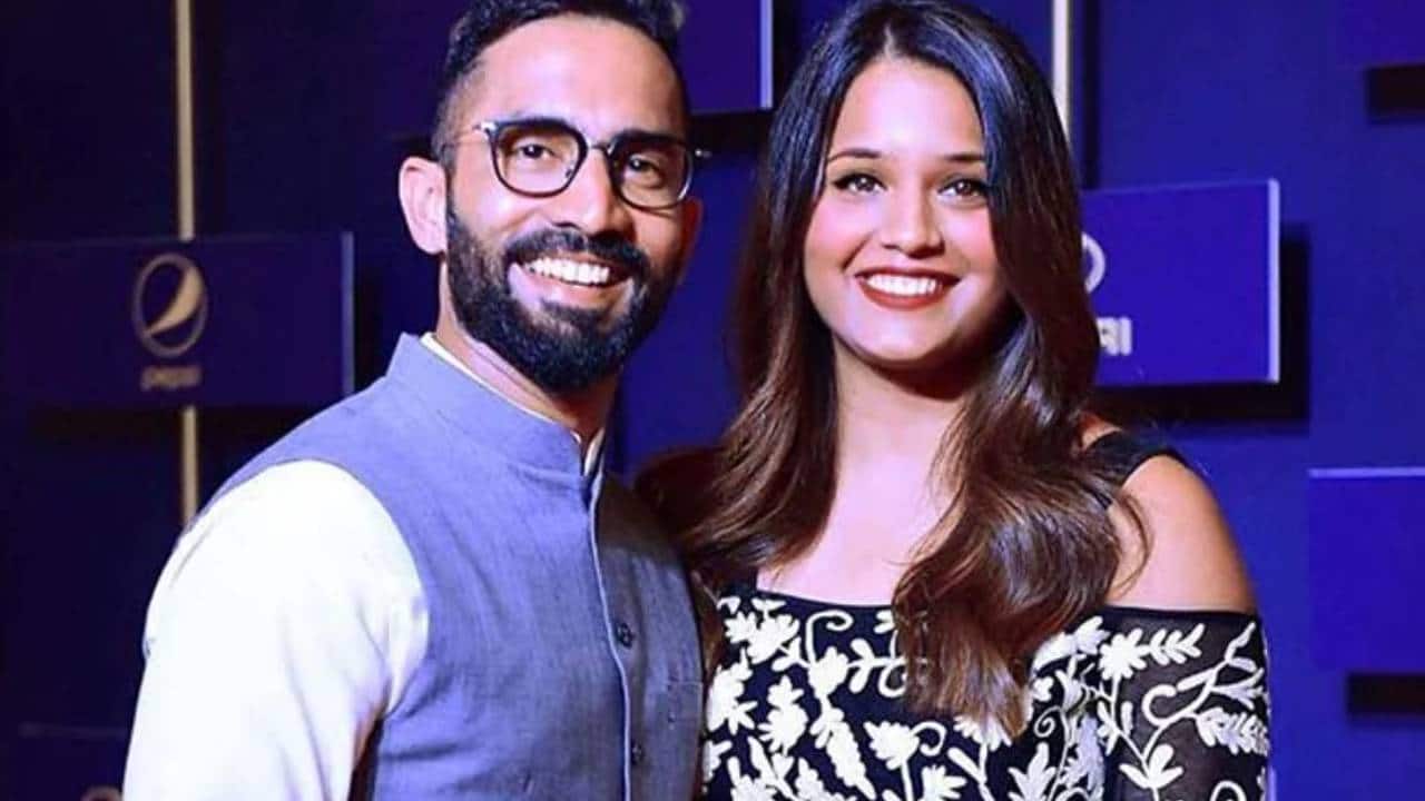Dinesh Karthik and Dipika Pallikal