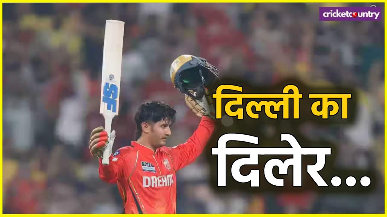 Priyansh Arya Century