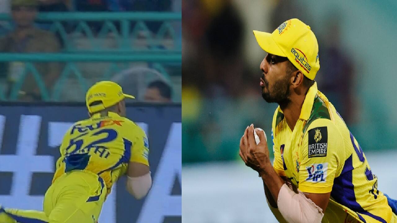 Rahul Tripathi catch