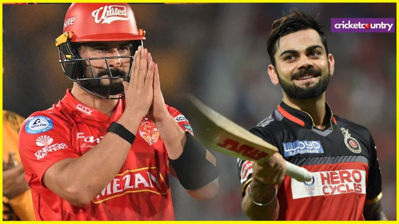 Sahibzada Farhan and Virat Kohli