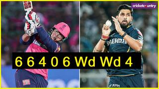 Vaibhav Suryavanshi smashed 28 runs in Ishant Sharma over in RR VS GT Match