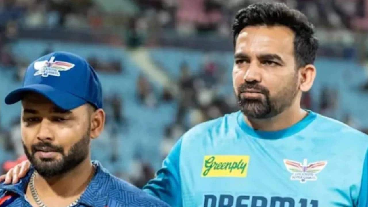 Zaheer Khan and Rishabh Pant