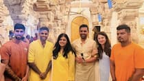 Mumbai Indians star players seek blessing of at ram mandir ayodhya before match against lucknow super giants